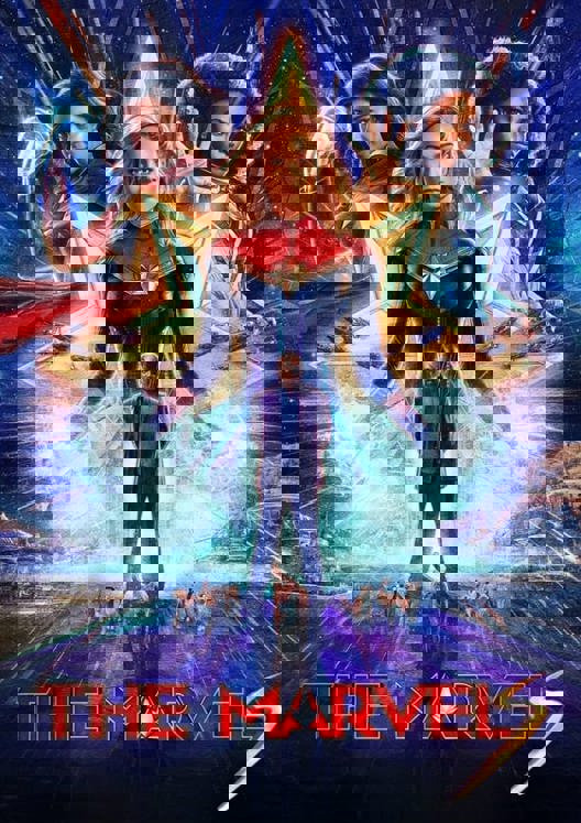 Filmaffisch för The Marvels